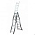 Алюминиевая трехсекционная лестница KRAUSE Corda 3х11