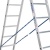 Лестница стремянка двухсекционная алюминиевая Sarayli  2*17