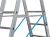 Алюминиевая трехсекционная лестница KRAUSE STABILO 3 х 9